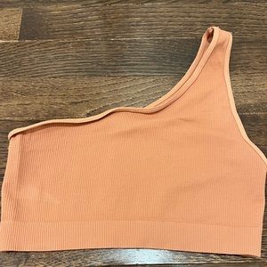 One shoulder crop top
